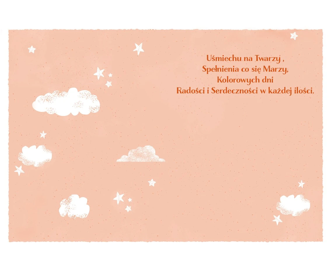 Greeting Card B6 Cat with Peach Bouquet, 1 pc.